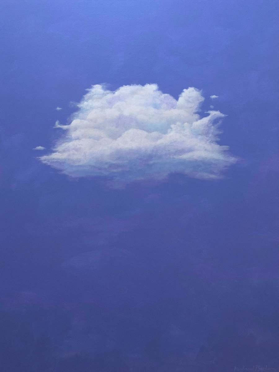Cloud Ark surrealist sky and cloud acrylic painting on Belgian linen by Richard Becker